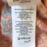 Ralph Lauren RRL Short Sleeve Maxi Dress Persimmon Printed Cotton-Linen Size 2