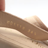 Christian Dior J'Adior Slingback Pumps Nude Mesh & Suede Size 36.5