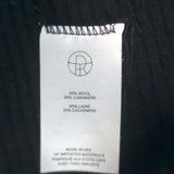 The Row Ribbed Knit Turtleneck Sweater Navy Wool-Cashmere Size Large