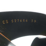 Saint Laurent Loulou Crisscross Mule Sandals Brown Suede Size 39 Open Toe Heels