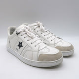 Christian Dior Ors Star Sneakers White Leather Size 35