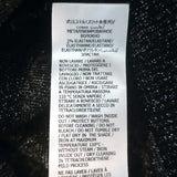 Gucci GG Lurex Jacquard Cardigan Charcoal/Silver Size Small V-Neck Sweater