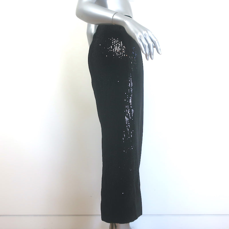 ME+EM Sequin Midi Pencil Skirt Black Size US 4