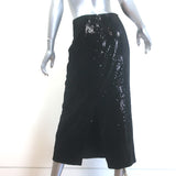 ME+EM Sequin Midi Pencil Skirt Black Size US 4