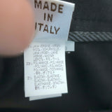 Brunello Cucinelli Monili-Cuff Trousers Charcoal Stretch Wool Size 42