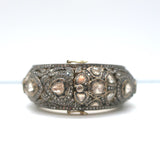 Maharaja Jewels Bracelet 24 ct Gold Sterling Silver 6.5 ct Diamonds