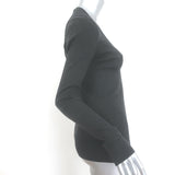 Dolce & Gabbana Ribbed V-Neck Sweater Black Size 42