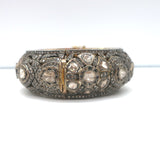 Maharaja Jewels Bracelet 24 ct Gold Sterling Silver 6.5 ct Diamonds