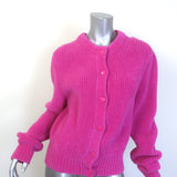 T by Alexander Wang Chenille Tank Top & Cardigan Twinset Fuchsia Size Large