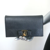 Salvatore Ferragamo Miss Vara Wallet on Chain Black Quilted Leather Crossbody