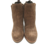 Prada Linea Rossa Gum Sole Chelsea Boots Brown Suede Size 37