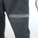 Brunello Cucinelli Monili-Embellished Suspender Trousers Charcoal Size 42