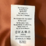 L'Agence Emmy Sleeveless Blouse Rich Ginger Silk Charmeuse Size Extra Small NEW