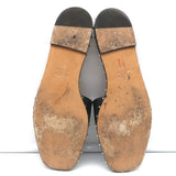 Valentino Soul Rockstud Flat Slide Sandals Black Leather Size 40