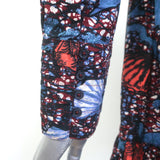 Ulla Johnson Ismaya Puff Sleeve Mini Dress Blue/Multi Shell Print Cotton Size 4