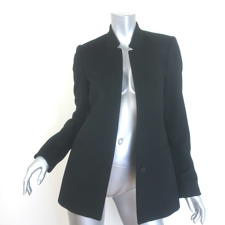 Stella McCartney Cashmere Single-Breasted Blazer Black Size 42