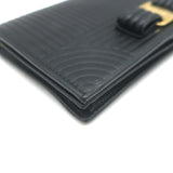 Salvatore Ferragamo Miss Vara Wallet on Chain Black Quilted Leather Crossbody