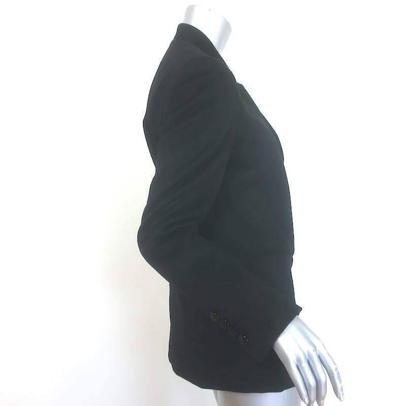 Stella McCartney Cashmere Single-Breasted Blazer Black Size 42