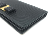 Salvatore Ferragamo Miss Vara Wallet on Chain Black Quilted Leather Crossbody