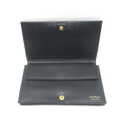 Salvatore Ferragamo Miss Vara Wallet on Chain Black Quilted Leather Crossbody