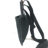 Gucci GG Monogram Canvas Flat Crossbody Bag Black