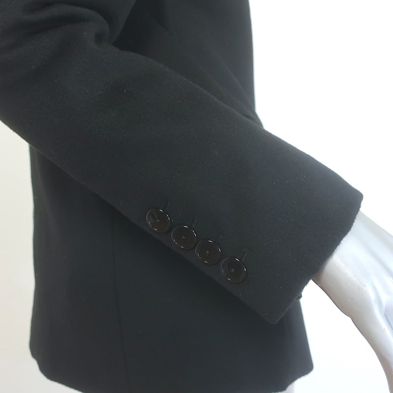 Stella McCartney Cashmere Single-Breasted Blazer Black Size 42