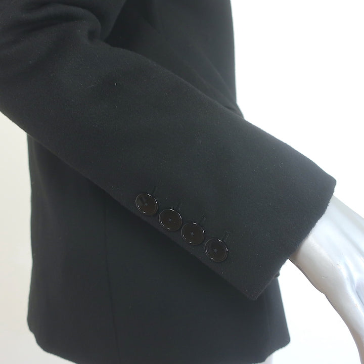 Stella McCartney Cashmere Single-Breasted Blazer Black Size 42
