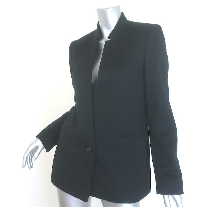 Stella McCartney Cashmere Single-Breasted Blazer Black Size 42