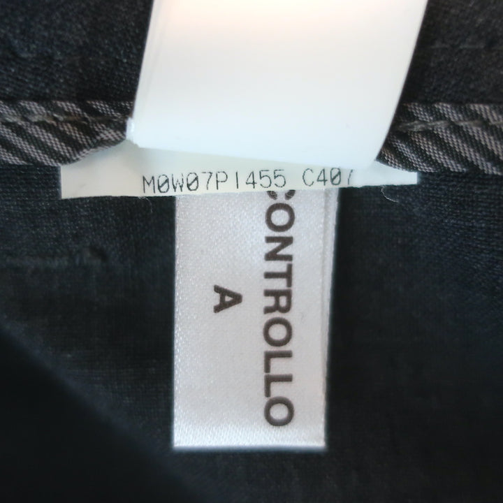 Brunello Cucinelli Monili-Embellished Suspender Trousers Charcoal Size 42