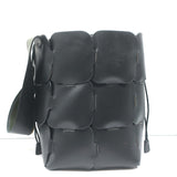 Paco Rabanne Element Medium Bucket Bag Black Leather Shoulder Bag
