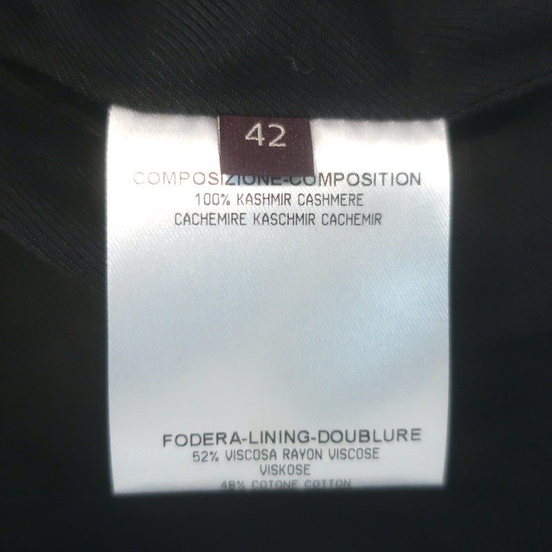 Stella McCartney Cashmere Single-Breasted Blazer Black Size 42