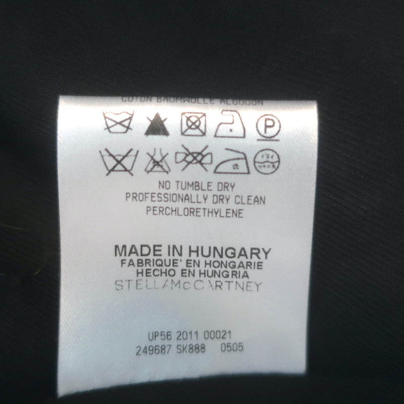 Stella McCartney Cashmere Single-Breasted Blazer Black Size 42