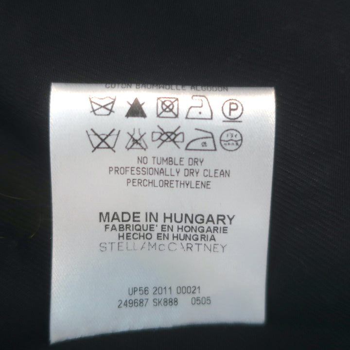 Stella McCartney Cashmere Single-Breasted Blazer Black Size 42