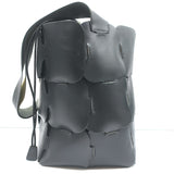 Paco Rabanne Element Medium Bucket Bag Black Leather Shoulder Bag
