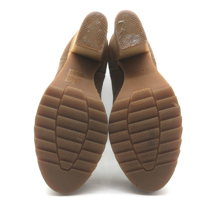 Prada Linea Rossa Gum Sole Chelsea Boots Brown Suede Size 37