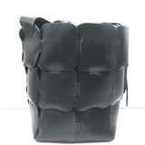 Paco Rabanne Element Medium Bucket Bag Black Leather Shoulder Bag