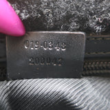 Gucci GG Monogram Canvas Flat Crossbody Bag Black