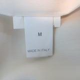 Brunello Cucinelli Two-Tone Sleeveless Jumpsuit Cream/Charcoal Silk Size Medium