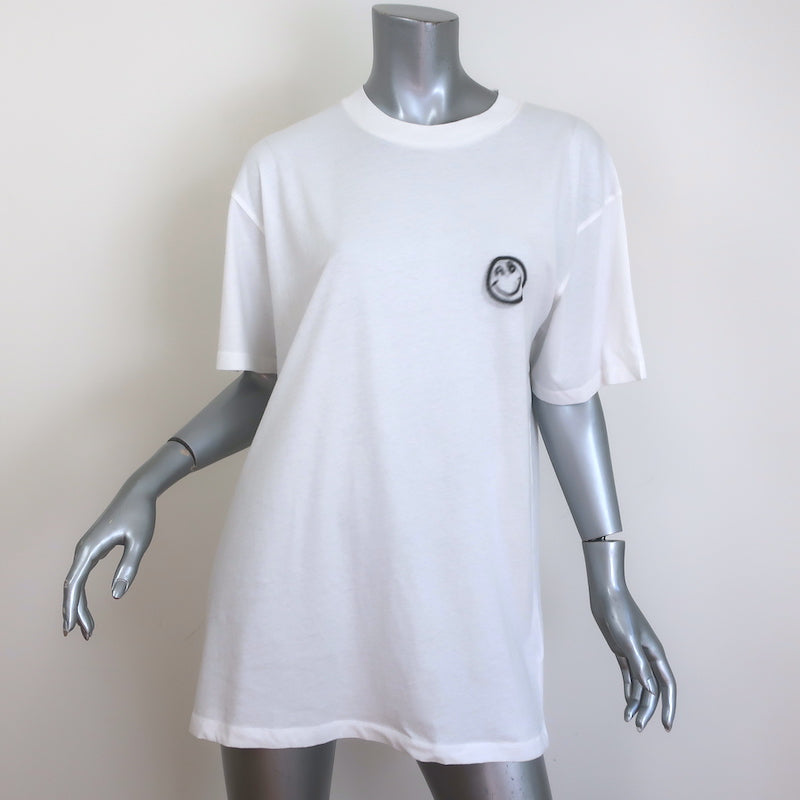 ANINE BING Walker Take A Trip With Me Tee White Cotton Size Medium NEW