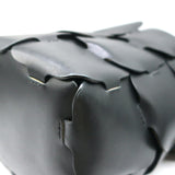 Paco Rabanne Element Medium Bucket Bag Black Leather Shoulder Bag