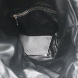 Paco Rabanne Element Medium Bucket Bag Black Leather Shoulder Bag