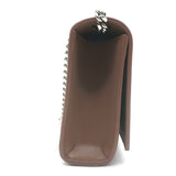 Saint Laurent Kate Small Chain Strap Crossbody Bag Mocha Grained Leather