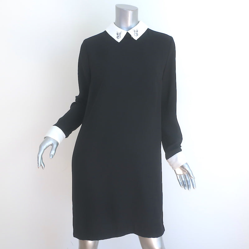 Victoria Beckham x Target Bunny Collar Dress Black Crepe Size Medium Celebrity Owned Victoria Beckham x Target Bunny Collar Dress Black Crepe Size Medium Celebrity Owned