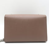 Saint Laurent Kate Small Chain Strap Crossbody Bag Mocha Grained Leather