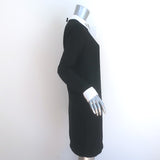 Victoria Beckham x Target Bunny Collar Dress Black Crepe Size Medium