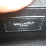 Saint Laurent Kate Small Chain Strap Crossbody Bag Mocha Grained Leather