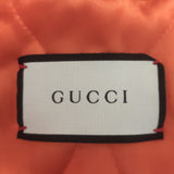 Gucci Flora Snake Mink-Cuff Denim Bomber Jacket Olive Size 38