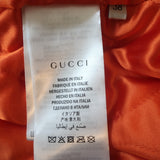 Gucci Flora Snake Mink-Cuff Denim Bomber Jacket Olive Size 38