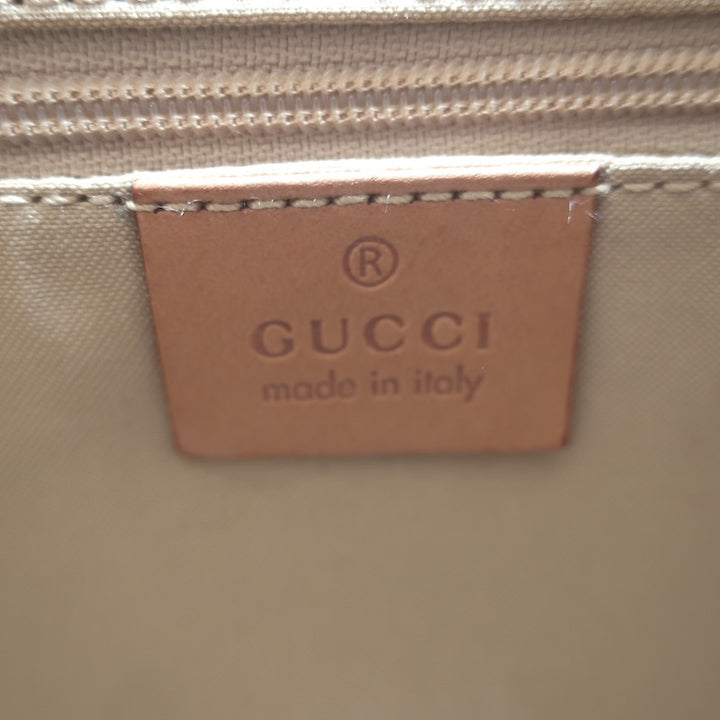 Vintage Gucci GG Monogram Canvas Front-Pocket Small Hobo Bag Chartreuse