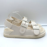 Gucci Isla Rubber Dad Sandals Off-White Size 39